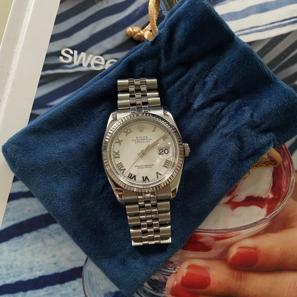 Rolex Datejust Silver Watch